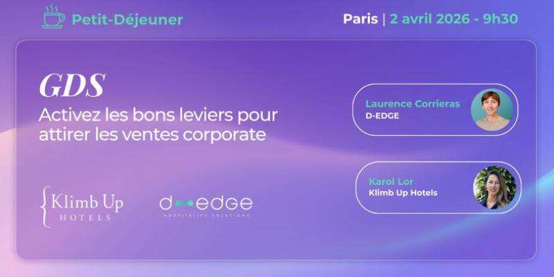 Un petit-déjeuner organisé avec D-EDGE autour des GDS.